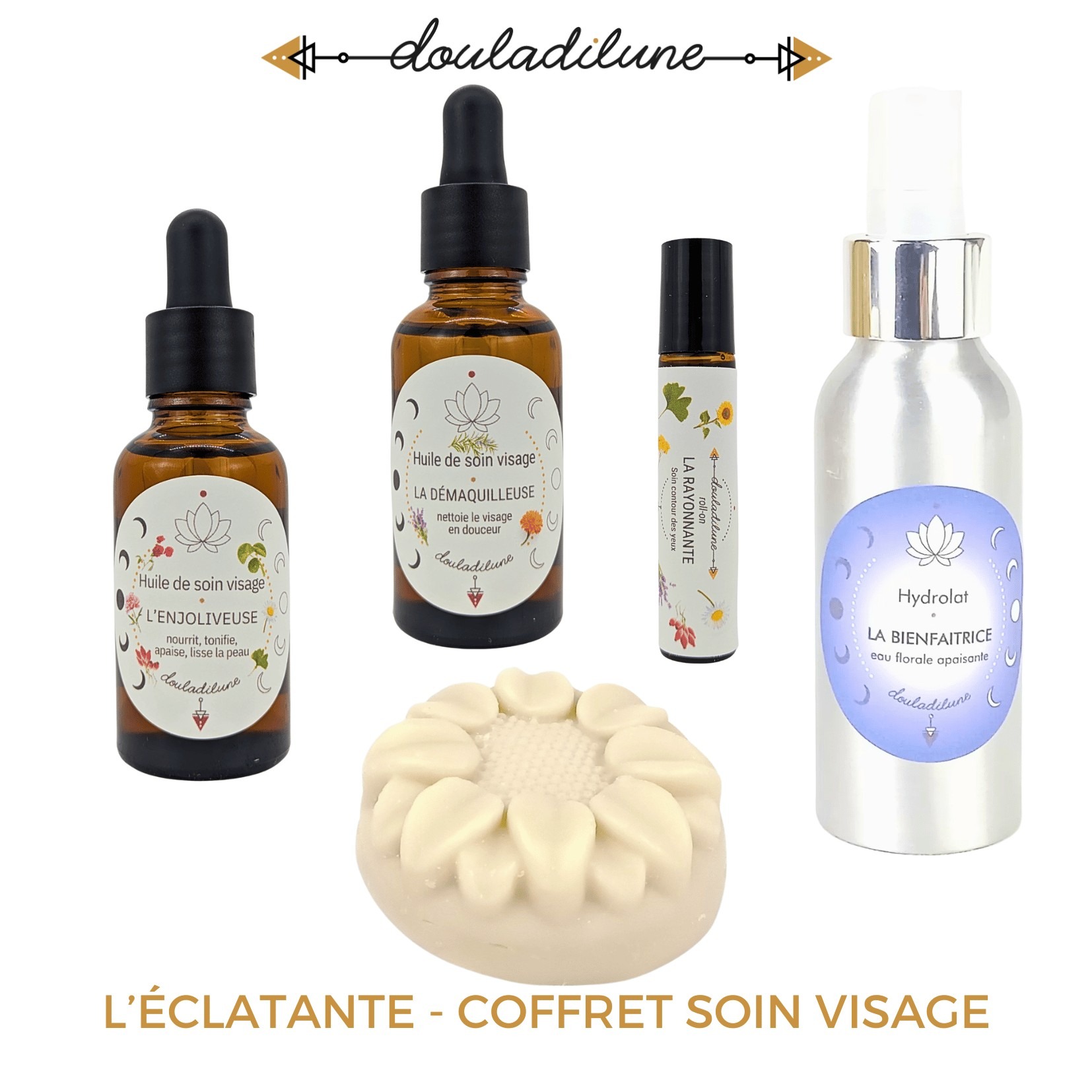 ÉCRIN DE TENDRESSE "L'ÉCLATANTE" - Routine complète de soins visage au naturel