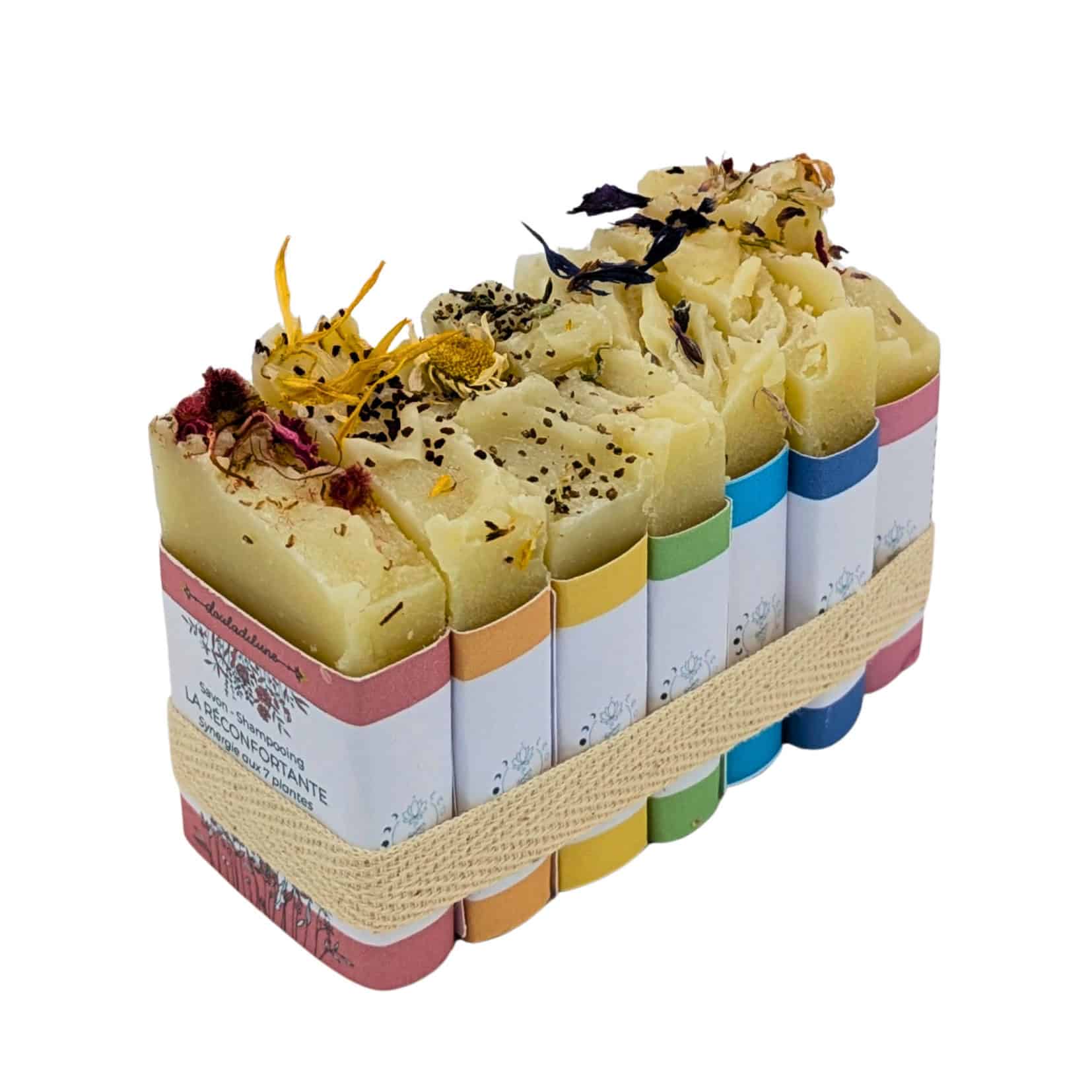 🌈 Coffret échantillons du savon LA RÉCONFORTANTE – 7 couleurs de l'arc-en-ciel – Image 3