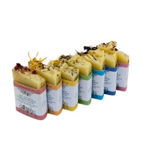 🌈 Coffret échantillons du savon LA RÉCONFORTANTE – 7 couleurs de l'arc-en-ciel